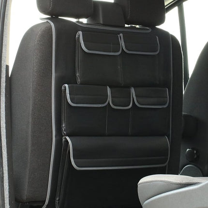 For Ford Transit Custom Double Back Seat Organiser – Premium Leatherette Storage | Van-X