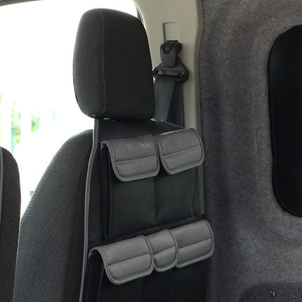 For Ford Transit Custom Campervan Leatherette Captain’s Back Seat Organiser | Van-X