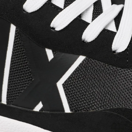 UK 12 Armani Exchange XUX114 XV514 Men’s Black Sneakers – EU 45