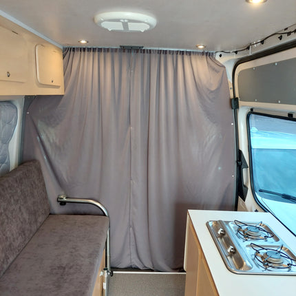 For Mercedes Vito Cab Divider Curtain Kit with Rail Premium Quality - Van-X