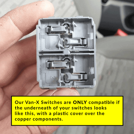 For VW T5.1 Electric Window Switch Caps Interior Styling