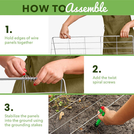 Outdoor Garden Trellis for Climbing Plants Vegetables with Support Clips