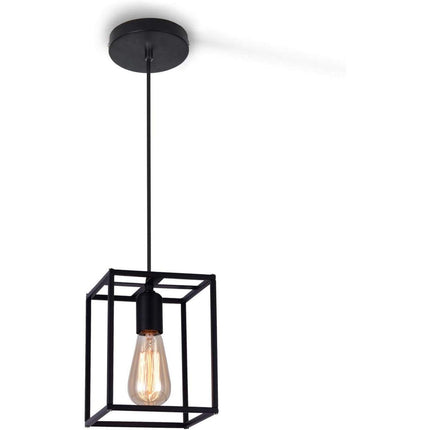 Pendant Light Vintage Retro Ceiling Lamp Industrial Black Metal Lamp