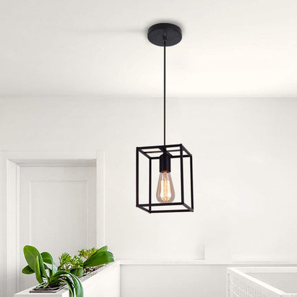 Pendant Light Vintage Retro Ceiling Lamp Industrial Black Metal Lamp