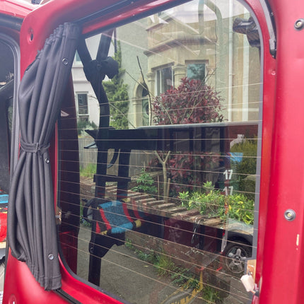 For Peugeot Expert Premium 1 x Barn door Window Curtain Van-X
