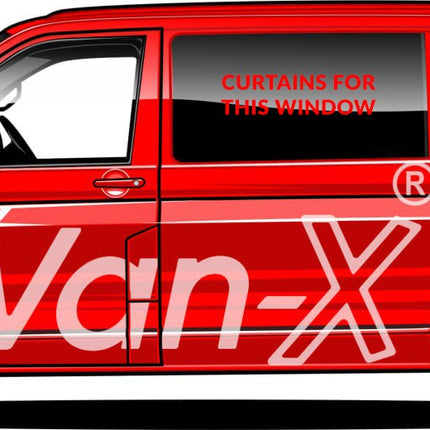 For Citroen Dispatch Premium Window Curtains - Black/Blue - CREATE YOUR OWN BUNDLE! | Van-X