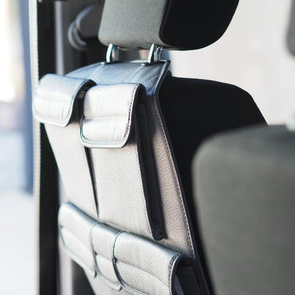 For VW T6 & T6.1 Transporter Campervan Leatherette Captain’s Back Seat Organiser | Van-X