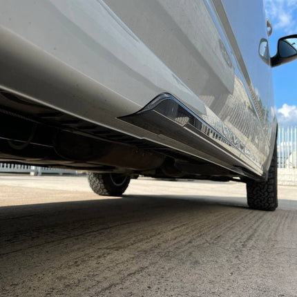 For VW T6 Transporter LWB Side skirts Painted Ready in  Reflex Silver, Painted and Ready to Fit ABS plastic