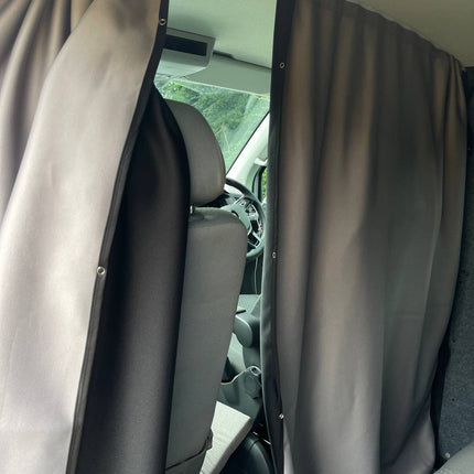 For Transit MK6 & MK7 Cab Divider Curtain Kit with Rail | Premium Quality Divider for Transit MK6 & MK7 Van, Easy Install & Durable - Van-X