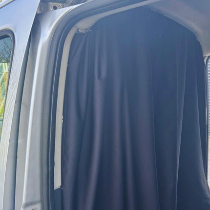 For MAN TGE / New Crafter Cab Divider Curtain Kit with Rail Premium Quality - Van-X