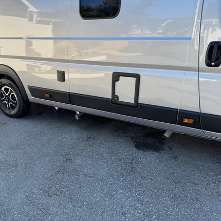 For Peugeot Boxer Signal Mark Cover/Guard - Gloss Black | Van-X
