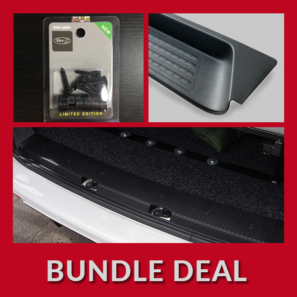 For VW T6 V2 Barn Door Threshold Cover with Side Step & Fitting Kit – Van-X