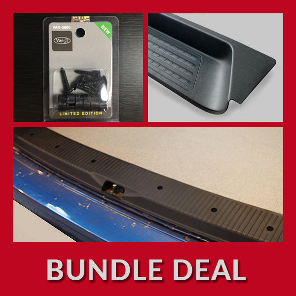 For VW T6 V2 Tailgate Threshold Cover with Side Step & Fitting Kit – Van-X
