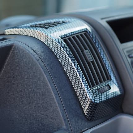 For Vauxhall Movano Dashboard Air Vent (Silver Carbon) | Van-X