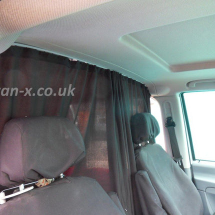 For Mercedes Vito Cab Divider Curtain Kit with Rail Premium Quality - Van-X