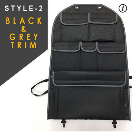 For VW T5 & T5.1 Transporter Campervan Back Seat Organiser – Leatherette Single & Double | Van-X