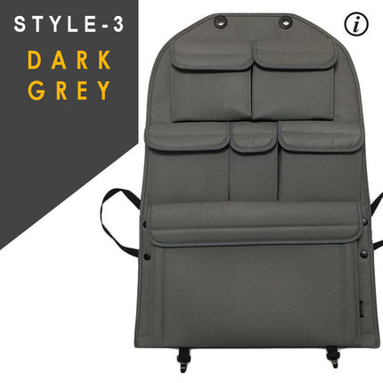 For VW T6 & T6.1 Transporter Campervan Leatherette Captain’s Back Seat Organiser | Van-X