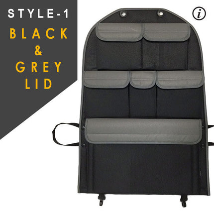 For VW T5 T5.1 Transporter Campervan Leatherette Back Seat Organiser – 2-Piece Bundle | Van-X