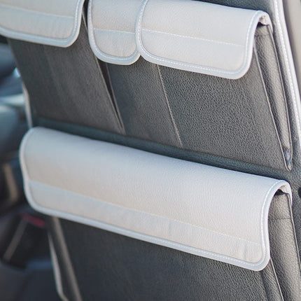 For VW T5 T5.1 Transporter Campervan Leatherette Back Seat Organiser – 2-Piece Bundle | Van-X