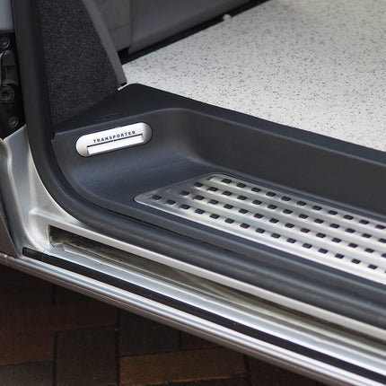 For VW T6.1 Caravelle Style Full Step (Set of 4) with Transporter LED Logo Lights | Van-X