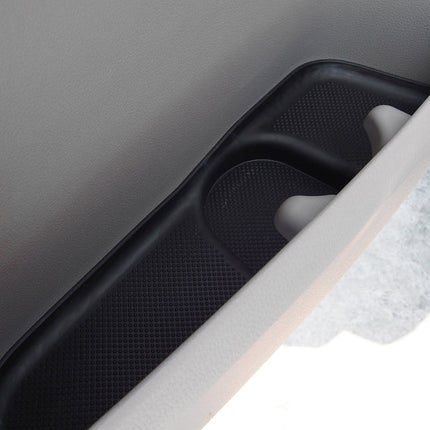 For VW T6 Rubber Door Pocket Inserts – Black Mat Set, Direct Fit | Van-X