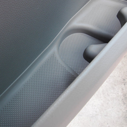 For VW T6 Rubber Door Pocket Inserts – Grey Mat Set, Direct Fit | Van-X