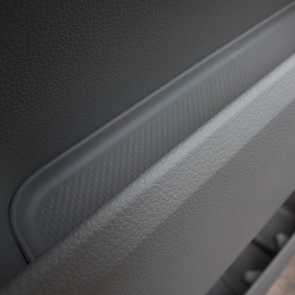 For VW T6 Rubber Door Pocket Inserts – Grey Mat Set, Direct Fit | Van-X