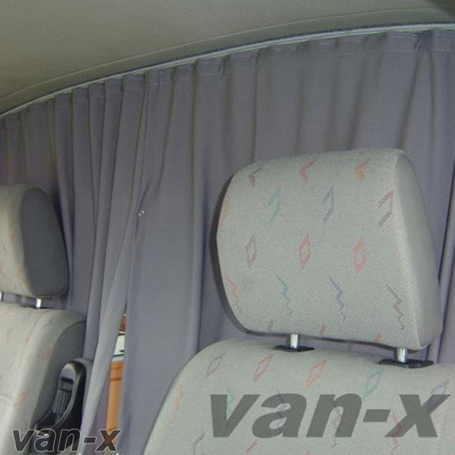 For Renault Trafic Cab Divider Curtain Kit with Rail | Premium Quality Divider for Renault Trafic, Easy Install & Durable - Van-X