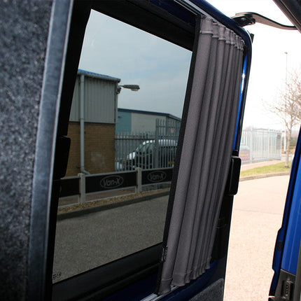 For VW T5 Premium Barndoor Window Curtain Van-X Interior Styling
