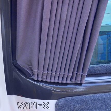 For Mercedes Vito MK2 Bare-Metal Window Curtains Eco-Line - Grey | Van-X