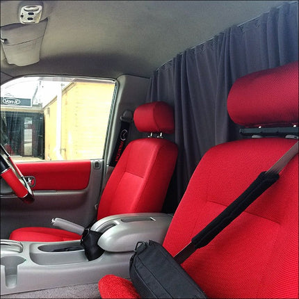 For Citroën Relay Cab Divider Curtain Kit with Rail Premium Quality  - Van-X