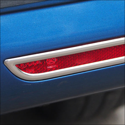 For VW T5.1 Transporter Barndoor Rear Bumper Reflector Trims – Chrome Styling Upgrade | Van-X