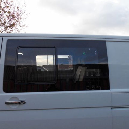 VW T5 Transporter Glass Side Sliding Window Smoked