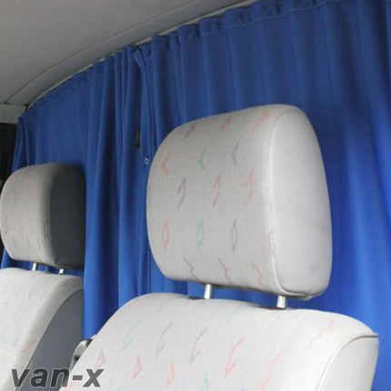 For Mercedes Vito Cab Divider Curtain Kit with Rail Premium Quality - Van-X