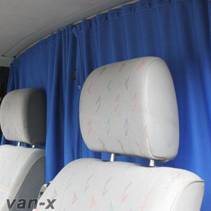 For Renault Trafic Cab Divider Curtain Kit with Rail | Premium Quality Divider for Renault Trafic, Easy Install & Durable - Van-X