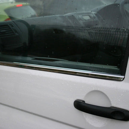 For VW T5 Stainless Steel Window Sill Trims – Premium Interior & Exterior Upgrade | Van-X