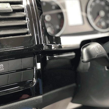 For VW T6 Transporter Lower Dash Styling Trims Comfort Dash Gloss Black (Set of 6) Painted and Ready to Fit | Van-X