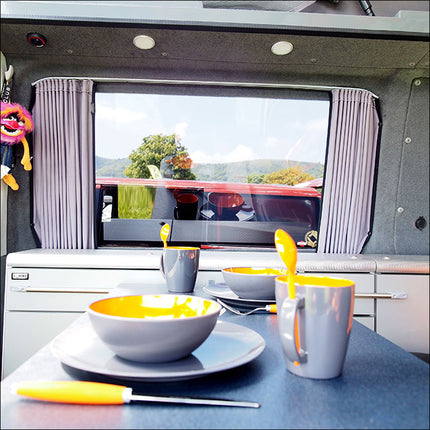 For Ford Transit MK6 Premium 2 x Side Window Curtains Van-X