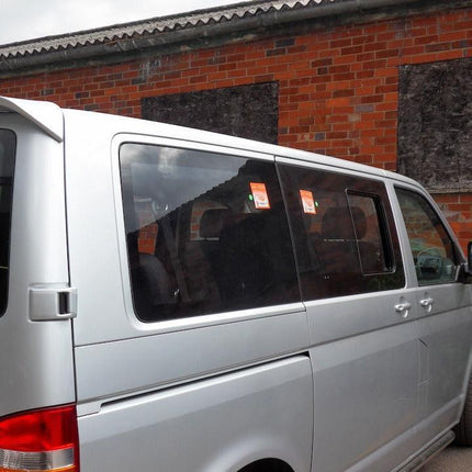 For VW T5 Transporter Rear Quarter Window Swb Smoked Glass | Van-X
