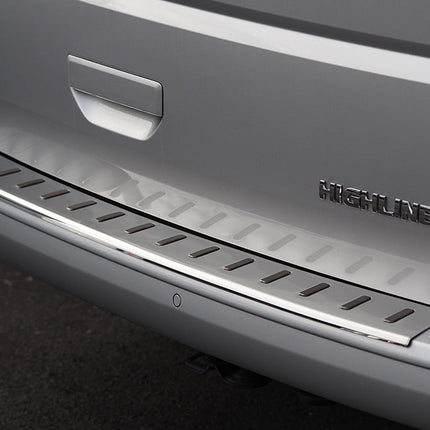 For VW T6 Transporter Multivan Rear Bumper Protector Tailgate Stainless Steel | Van-X