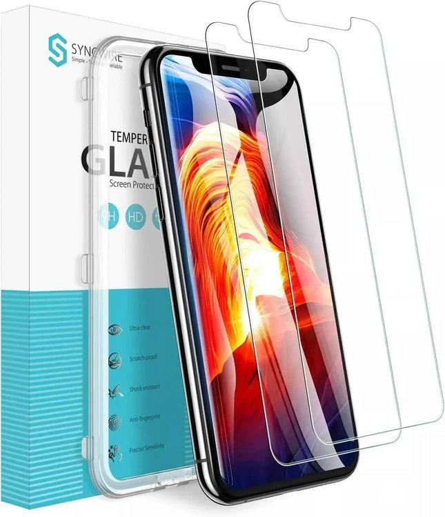 iPhone 11 Pro Max Screen Protectors Tempered Glass with Install Frame 2-Pack