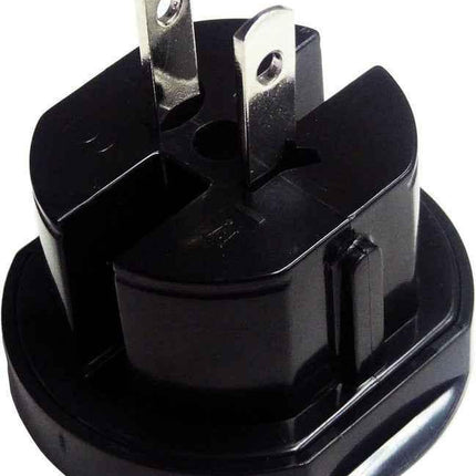 Travel Plug Universal Worldwide Charger Power Adapter US, EU, UK, AU - Black