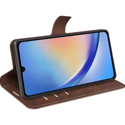 Samsung Galaxy A34 Book Flip Case Leather Wallet