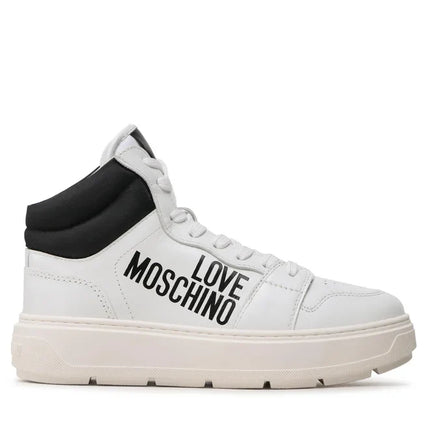 LOVE MOSCHINO Womens Sneakers Size UK 3 EU 36 Trainers Leather