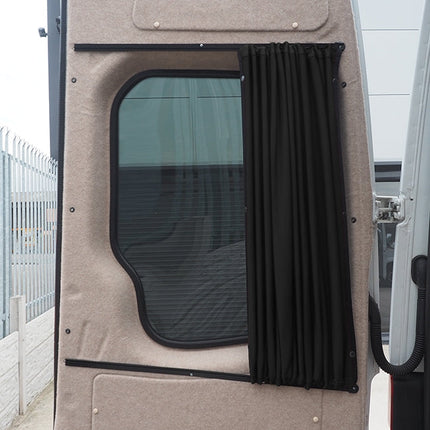 For VW Crafter Premium Window Curtains - Black/Black - CREATE YOUR OWN BUNDLE! Van-X