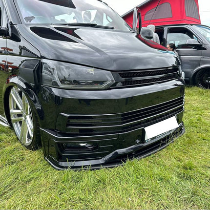 For VW T6 Transporter Front Sportline Style Spoiler – B-Grade | Ideal for Repainting & Custom Respray