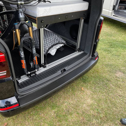 For VW T5, T5.1 V3 Tailgate Threshold Cover + Side Step