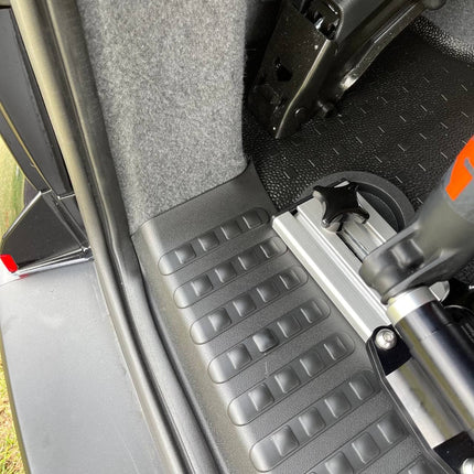 For VW T5, T5.1 V3 Barndoor Threshold Cover + Side Step