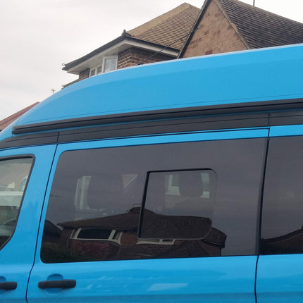 For Ford Transit Custom High-Roof Campervan Black Awning Rails – Drive-Away & Reimo Compatible | Van-X