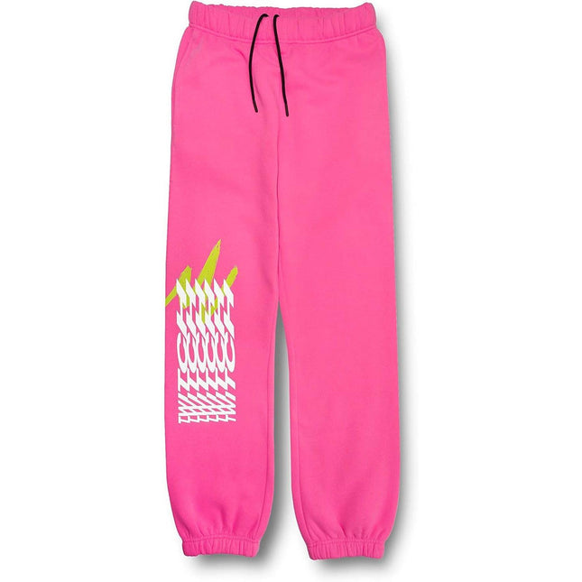 Twitch Fleece Jogger Sweatpants Bright Pink - 2XL Unisex With Pockets
